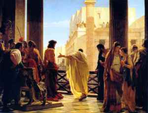 Jesus with Pilate 1