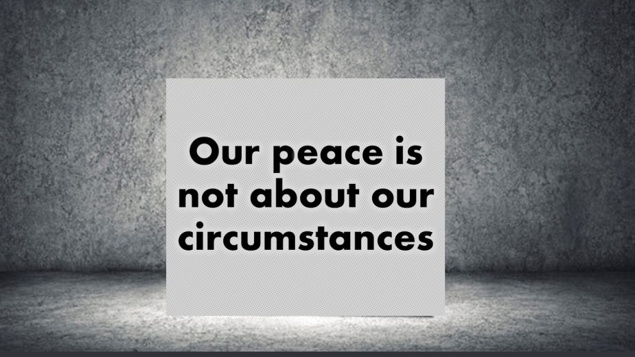 Our peace